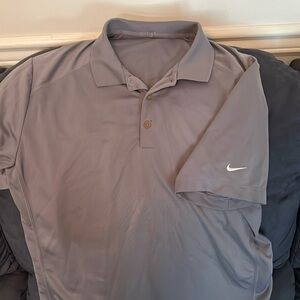 Nike dry fit golf polo L